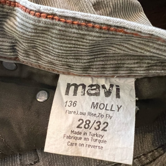 Mavi Molly Tan Cords sz 28/32” - Picture 3 of 12